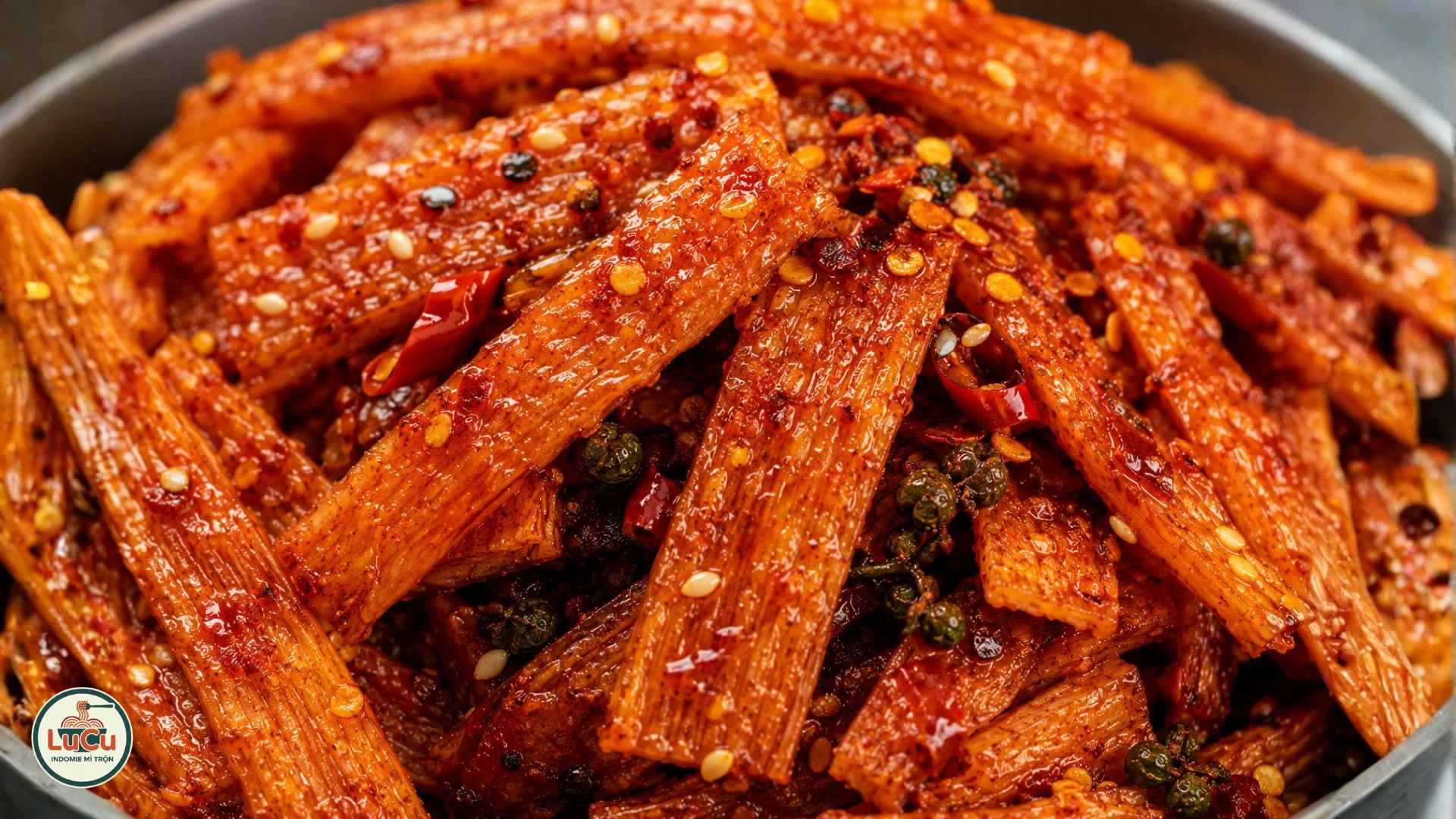 Hình ảnh đồ ăn vặt trung quốc ngon cay tê Tứ Xuyên