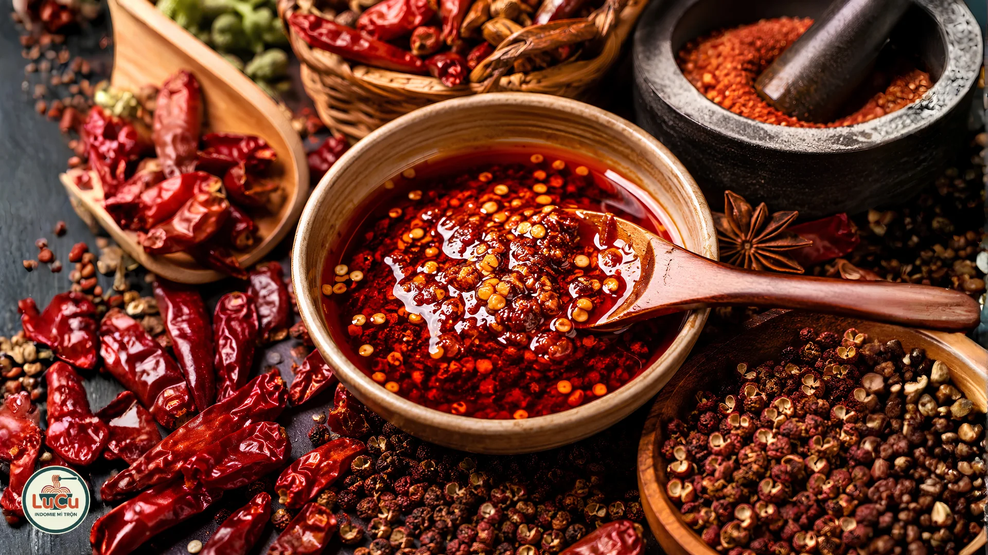 Gia vị làm nên linh hồn đồ ăn vặt trung quốc cay