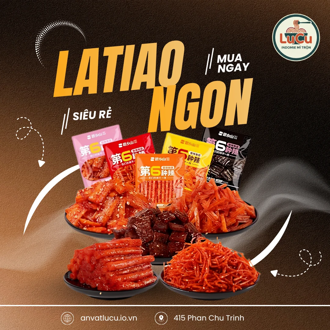 Thùng đồ ăn vặt trung quốc ngon đa dạng chủng loại